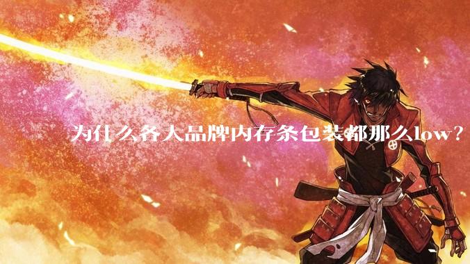 为什么各大品牌内存条包装都那么low？